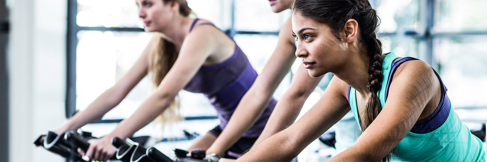 Women in cycling class