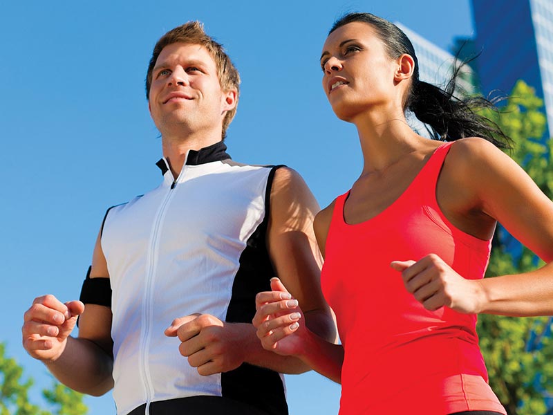 Couple Jogging