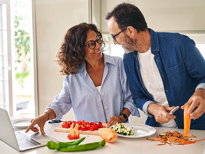 Couple in Kitchen