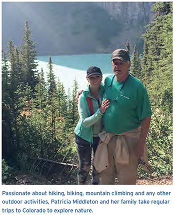 Patricia Middleton and husband